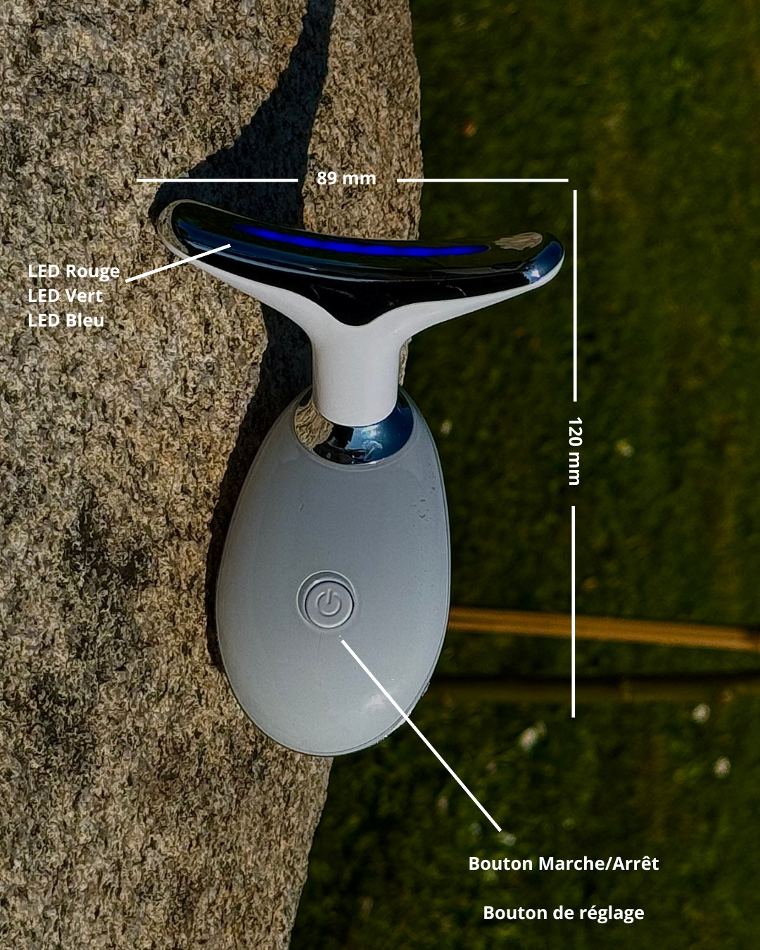 LumiSkin PRO – Appareil massant LED haute performance – Sculpte, Lisse et Raffermit en Profondeur