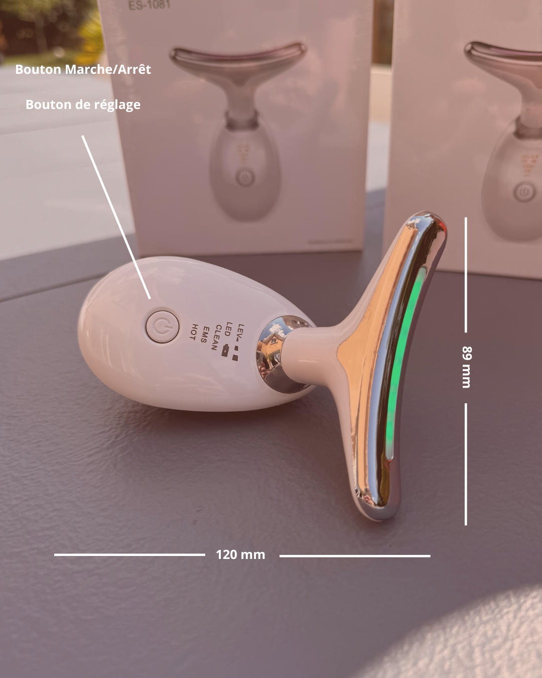 LumiSkin PRO – Appareil massant LED haute performance – Sculpte, Lisse et Raffermit en Profondeur